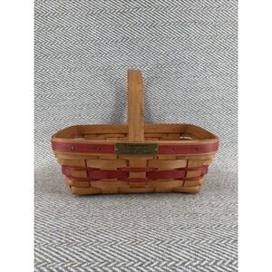 Longaberger Gingerbread Basket - 1990 Christmas Collection